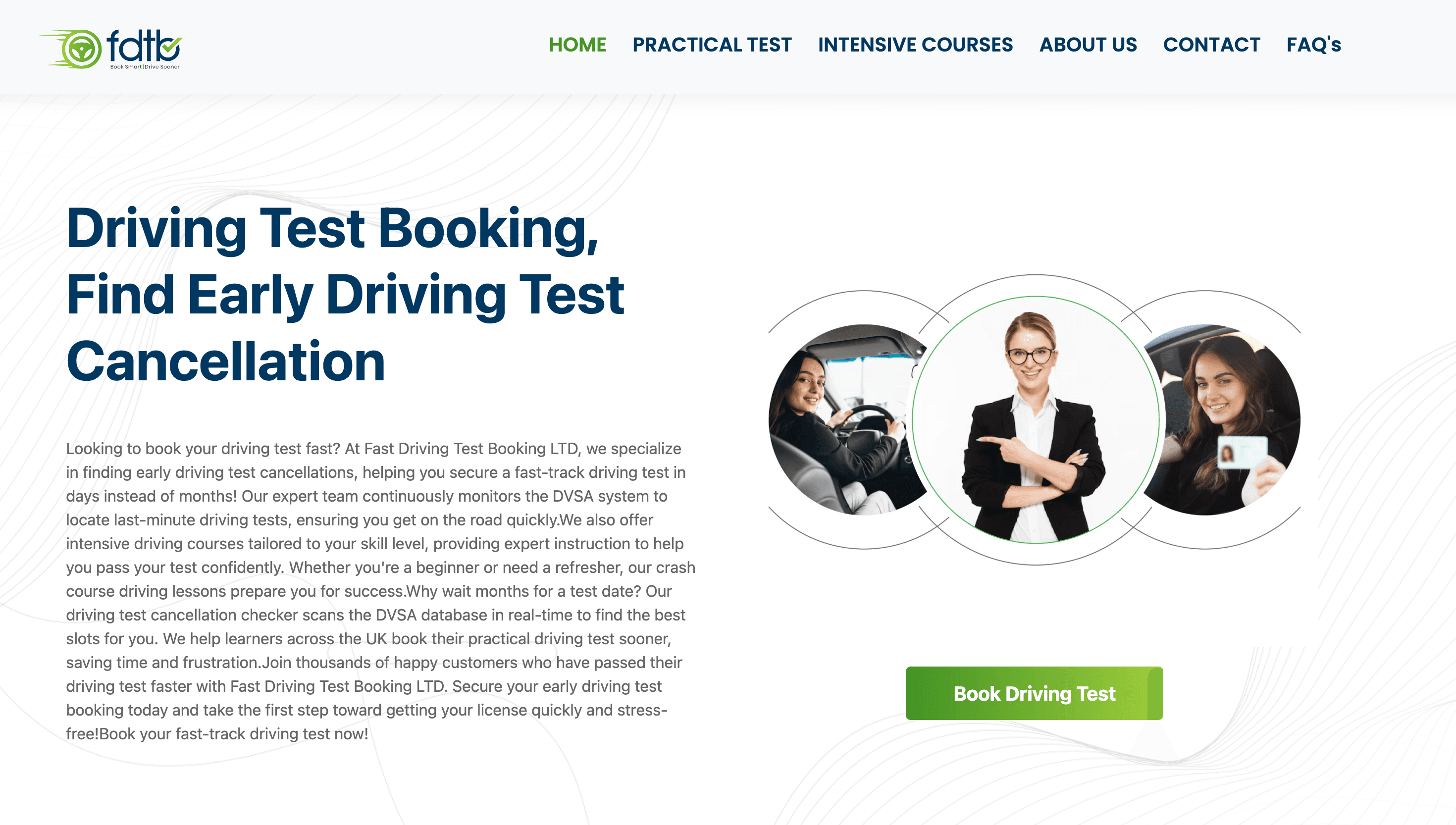 DRIVING TEST BOOKING